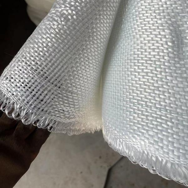 Quality White Plain Woven Fiberglass Cloth Roll UL94-V0 50m for sale