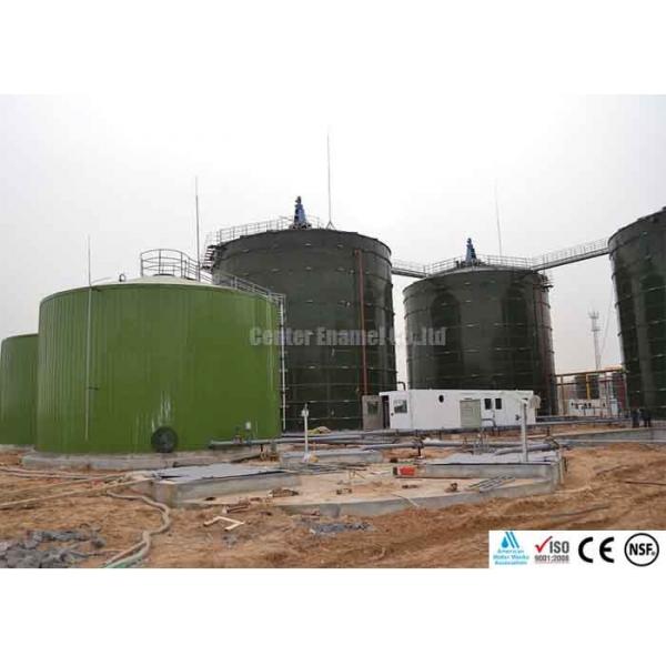 Quality Enamel Coated Glass Lined Steel Tanks With Double Coating Internal And External for sale