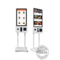 China Floor Stand 32 inch Self Ordering Automated Touch Screen Payment Kiosk For Fast Food for sale