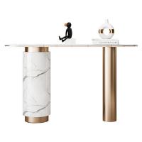 China Marble Rectangular Entrance Console Table Modern And Fashionable factory