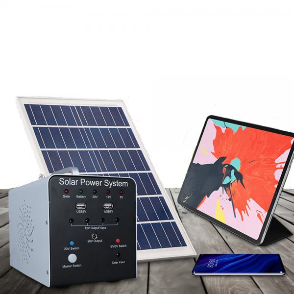 Quality Wholesale Useful 120W Solar Portable Power Station System Energy Storage Power Bank For Laptop, Mobile Phone,  Lamps, TV, Fan. for sale
