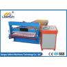 China GI GP Material Corrugated Sheet Roll Forming Machine , Corrugated Sheet Metal Machine factory
