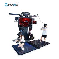 China New Business Ideas Invest VR Simulator 9d Virtual Reality Cinema 2 players Shooting game Machine factory