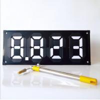 Quality Translucent Type 88.88 Gas Station Digital Price Signs Magnetic Flip Petrol for sale