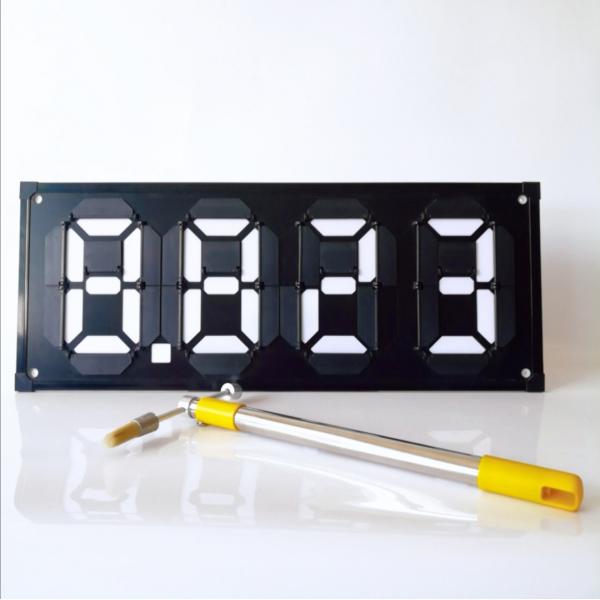 Quality Translucent Type 88.88 Gas Station Digital Price Signs Magnetic Flip Petrol Price Board for sale
