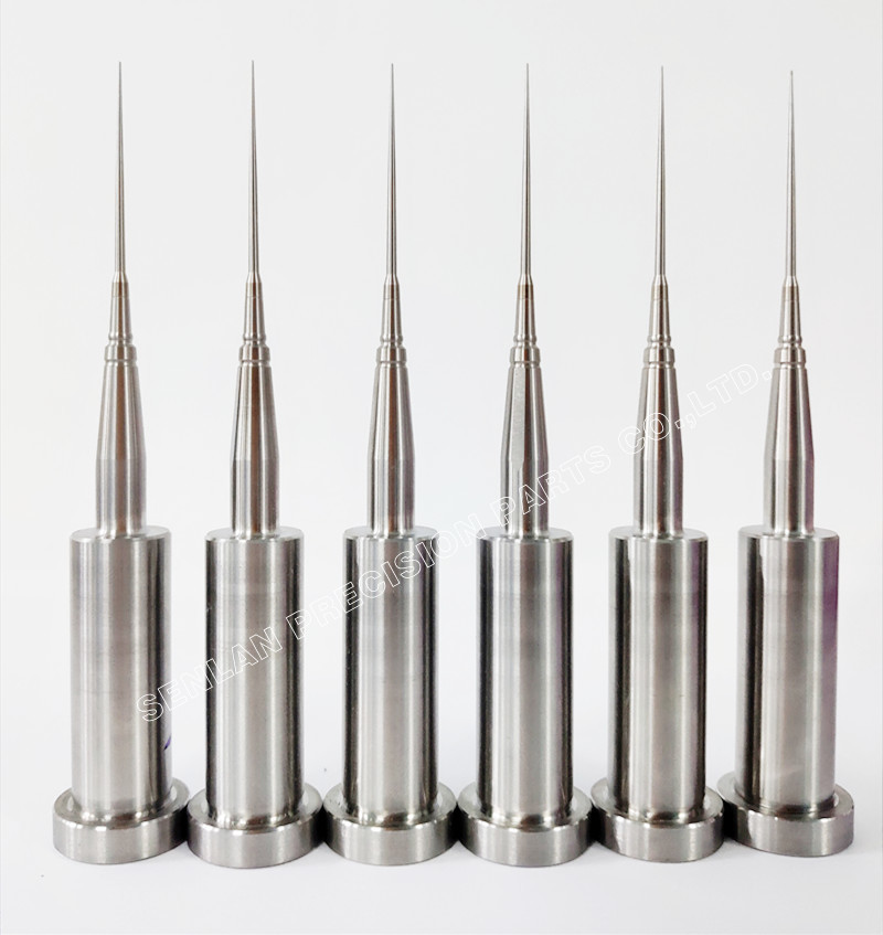 China M340 Mold Core Pin Insert Pins For Medical Pipette Tips With + / - 0.005mm Concentricity factory
