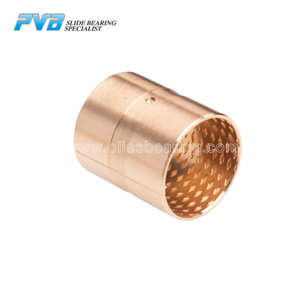 Quality Thin Wall Wrapped Cusn8 Bronze Bearing With Oil Pockets for sale