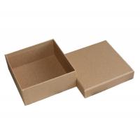 Quality 900gsm Gray Cardboard Kraft Paper Packaging Box Square Gift Boxes With Lids for sale