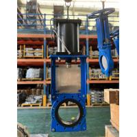 Quality NBR Seat Slurry Knife Gate Valve With Double Acting Pneumatic Actuator for sale