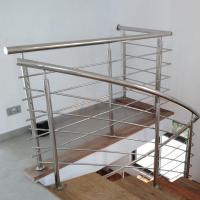 China Indoor Decoration 201 304 316 Stainless Steel Stair Railing Inox Stairs factory