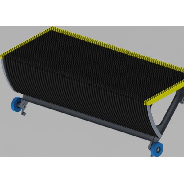 Quality Stainless Steel Escalator Step Type 1000 800 600 Black Color 3 Sides Yellow Demarcation for sale