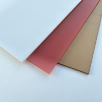 Quality 10mm 15mm UV Coating Bronze Solid Polycarbonate Sheet For Roofing Cover for sale