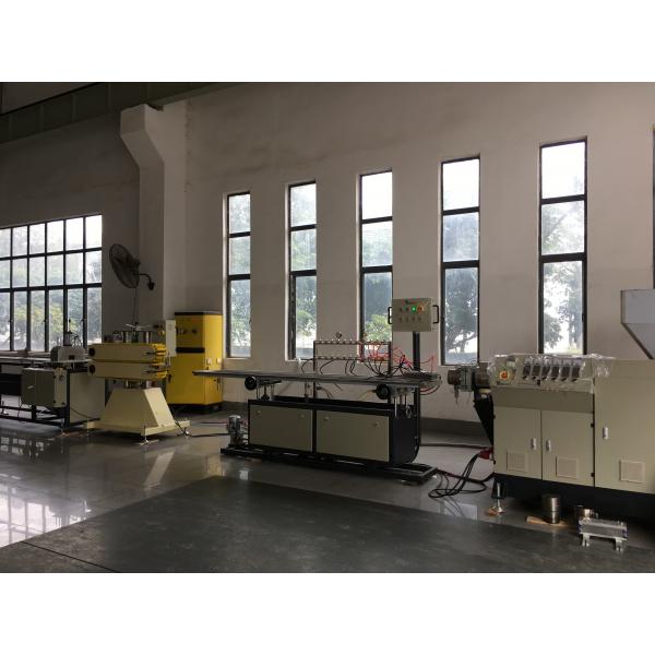 Quality AC Motor Plastic Profile Extrusion Machine , PVC Cable Channel Extrusion Making for sale