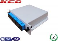 China Planar Lightwave Circuit PLC Optical Splitter FC APC Adapter , Single Mode Fiber Splitter 1x8 factory