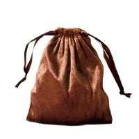 Quality Factory price small reusable velvet drawstring bag jewelry suede pocket gift for sale