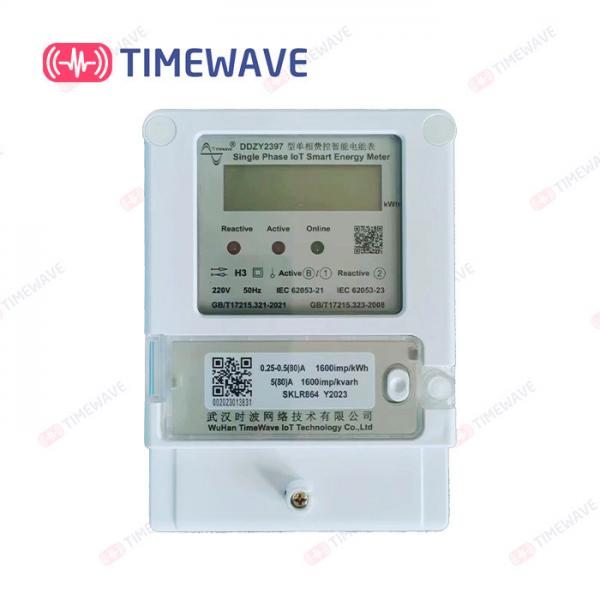 Quality 50Hz IoT Prepaid Energy Meter DDZY2397 Single Phase Smart Energy Meter for sale