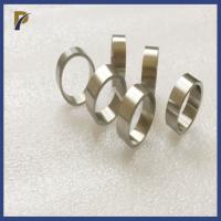 China Gr2 Gr5 Men Pure Titanium Wedding Bands / Rings Black Titanium Zirconium Ring factory