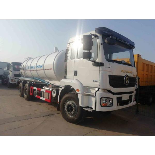 Quality X3000 Special Trucks Shacman 6x6 Sewage Suction Truck 10 Wheels 70 Ton  380HP for sale