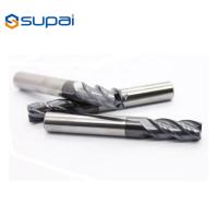 Quality Corner Radius Milling Cutters 4flutes For Acrylic Carpenters Cutting CNC High for sale