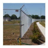 China Waterproof Galvanized/ Vinyl Color Coated Chain Link Fence Installation from Trusted factory