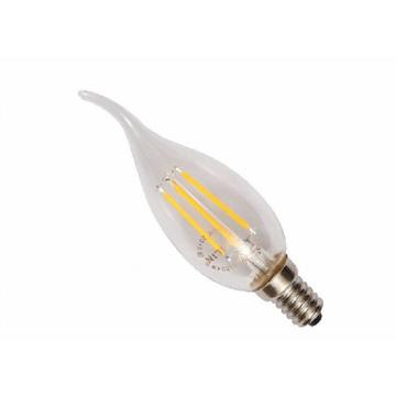 Quality 200 Lumen C35 Filament LED Light Bulbs With Tail 2W Hotel 35 X 101 Uniform Light for sale