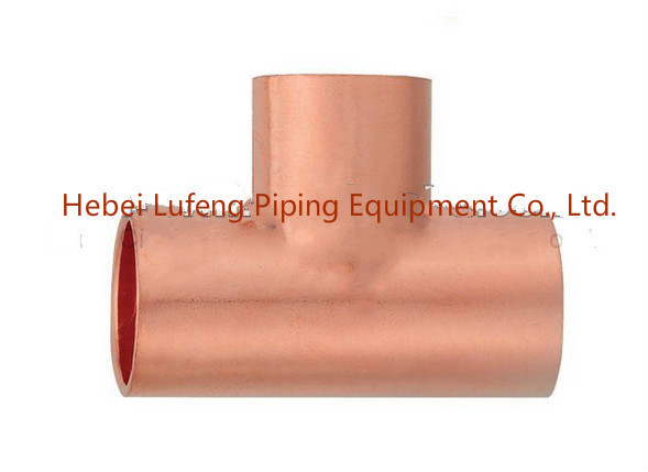 China Copper pipe fitting, Tee C x C x C, for refrigeration and air conditioning factory
