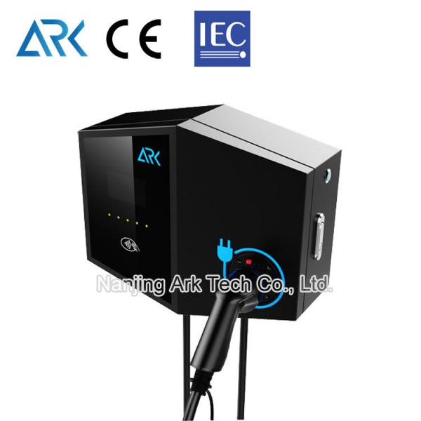 Quality Level 2 IEC 62196 16A Wall Mounted EV Charging Station CE Type 2 Socket for sale