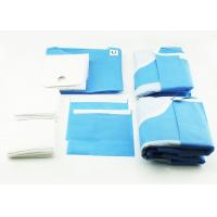 Quality Custom Sterile Surgical Packs , Patient Drapes Dental Tooth with Rubber Gloves for sale