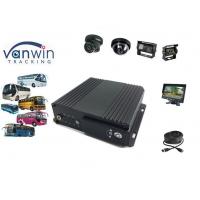 China Full D1 Night Vision Camera 4 CH SD Card Mobile DVR system with GPS for Bus / Taxi factory