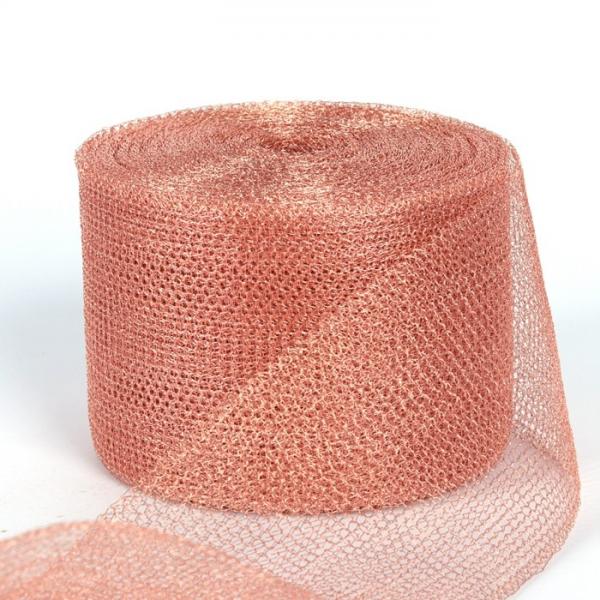 Quality 100mm 127mm Copper Insect Screen Mesh  , Red Copper Wire Mesh For Rats for sale