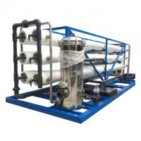 Quality 99.7% Rejection Containerized Water Treatment Plant RO System 15 Bar Pressure for sale