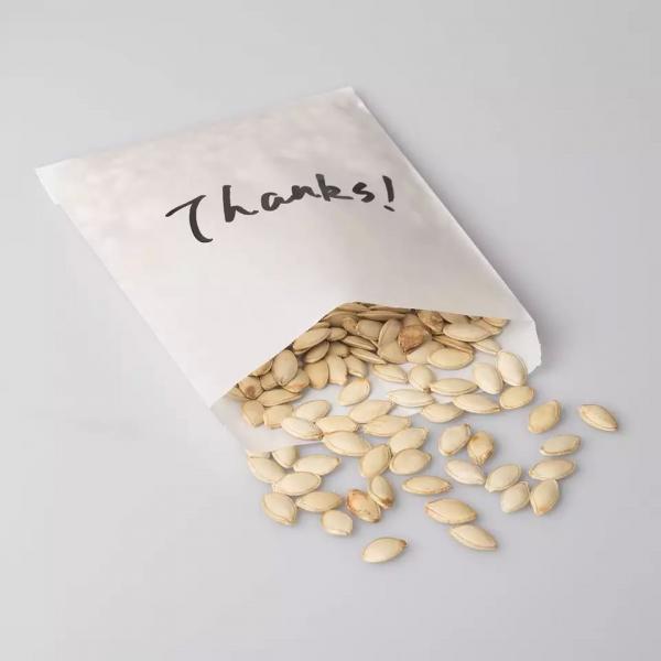 Quality Custom Glassine Paper Bag Cookie Popcorn Envelope 100% Food Safe for sale