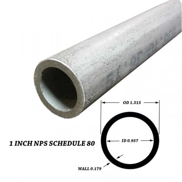Quality 1 NPS Stainless Steel Seamless Pipe Schedule 80 Stainless Steel 304l Pipes for sale