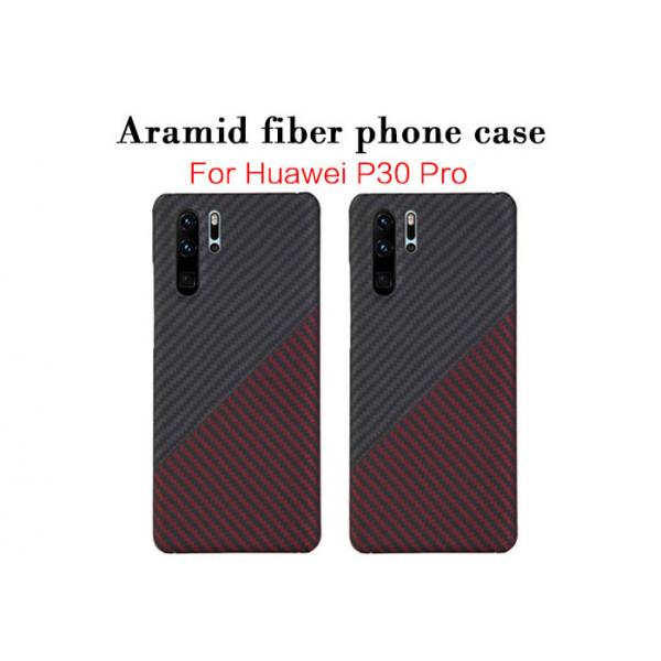 Quality SGS Approved Black And Red Aramid Huawei P30 Pro Full Body Case for sale