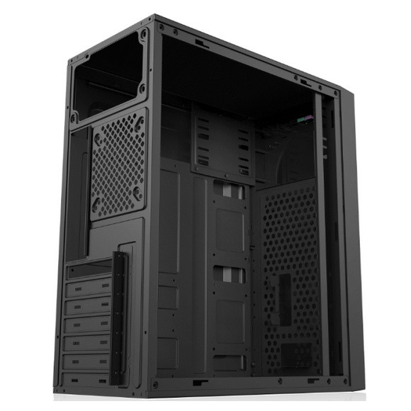 Quality Acrylic Panel ATX Computer Cabinet RGB Gaming PC Case Black Chassis Front ABS for sale