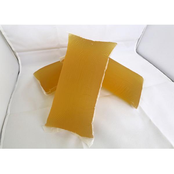 Quality Express Bag Synthetic Rubber based Hot Melt Adhesive Glue Transparent Yellow Color for sale