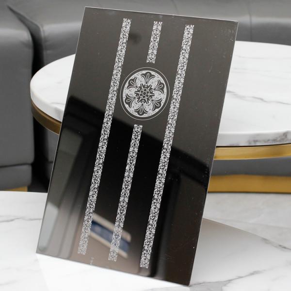 Quality Gold Mirror Etched Stainless Steel Decorative Sheets 1000x2000mm For Elevator for sale