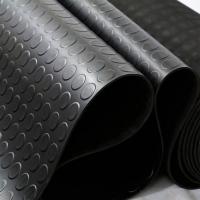 China 4 MM Thick Stud Coin Rubber Garage Floor Runner Rolls factory