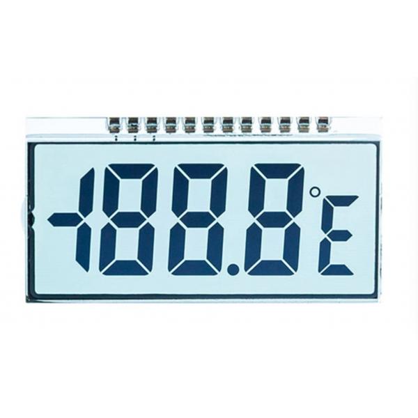 Quality 16 Pin Positive Transmissive 6 O′Clock TN LCD Display For Temperature Humidity for sale