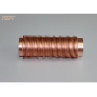 China Vibration Resistance Copper Finned Tube for Industrial Boilers 0.3 ~ 0.5mm Fin Thickness for sale