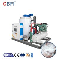 China R507 Salt Water Flake Ice Machine For Ice Making Ocean Fishing Cooling Seafood Processing factory