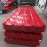 China 0.5mm Pre-painted Galvanized Steel Roofing Sheet in Red Color for Building Roof Cover factory