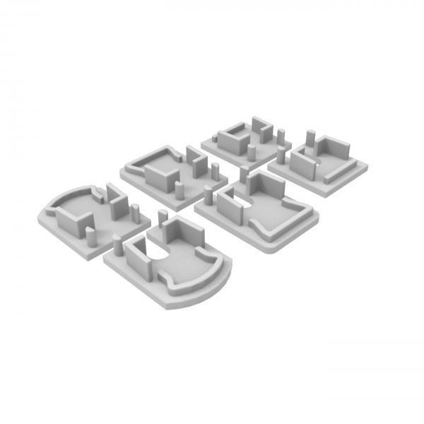 Quality Magnet Lamps Aluminium LED Profile 14*18mm Extrusion Housing H Shape for sale