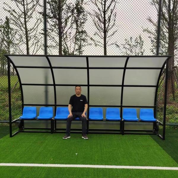Quality Portable Outdoor Stadium Seating With 8 Seats Shelter OEM ODM for sale