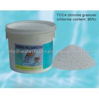 China Strong Odor Swimming Pool Disinfectant TCCA 90% , Calcium Hypochlorite Granular White factory