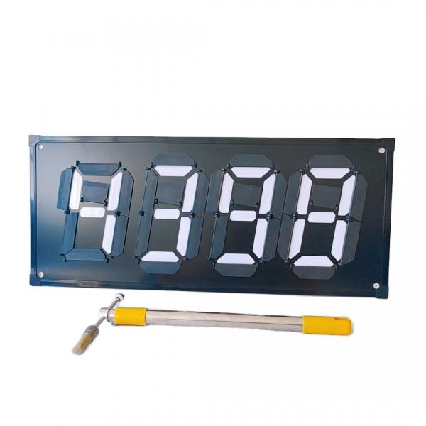 Quality Aluminum Plastic Plate Gas Station Digital Price Signs Oil Price 7 Segment Display Board for sale