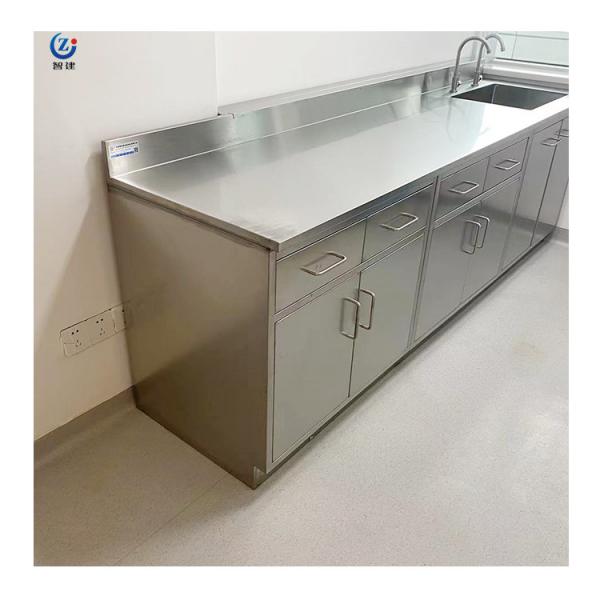 Quality Smooth Surface Stainless Steel Lab Bench Laboratory Work Table Waterproof 85cm for sale