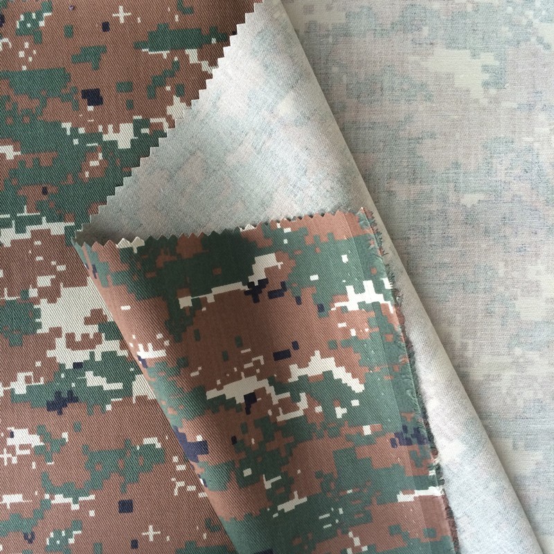 China Cotton Polyester Camouflage Fabric Waterproof Camo Material 58/59'' factory