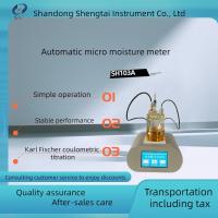 Quality Automatic Transformer Oil Moisture Tester SH103A Meter Karl Fischer Moisture for sale