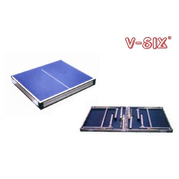 Quality Single / Double Folding Kids Table Tennis Table Easy Install Movable 75*125*76 for sale